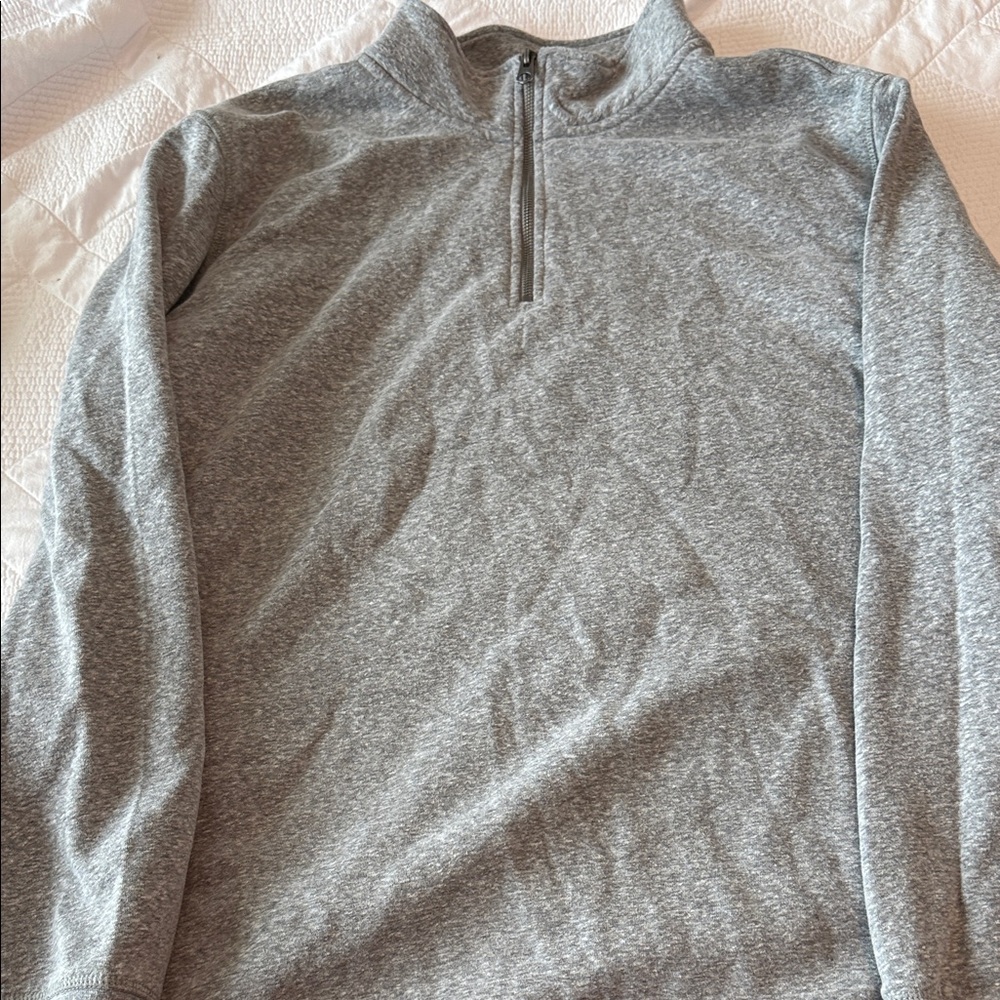 Sonoma Men's Heather Gray Zip-Up Sweater